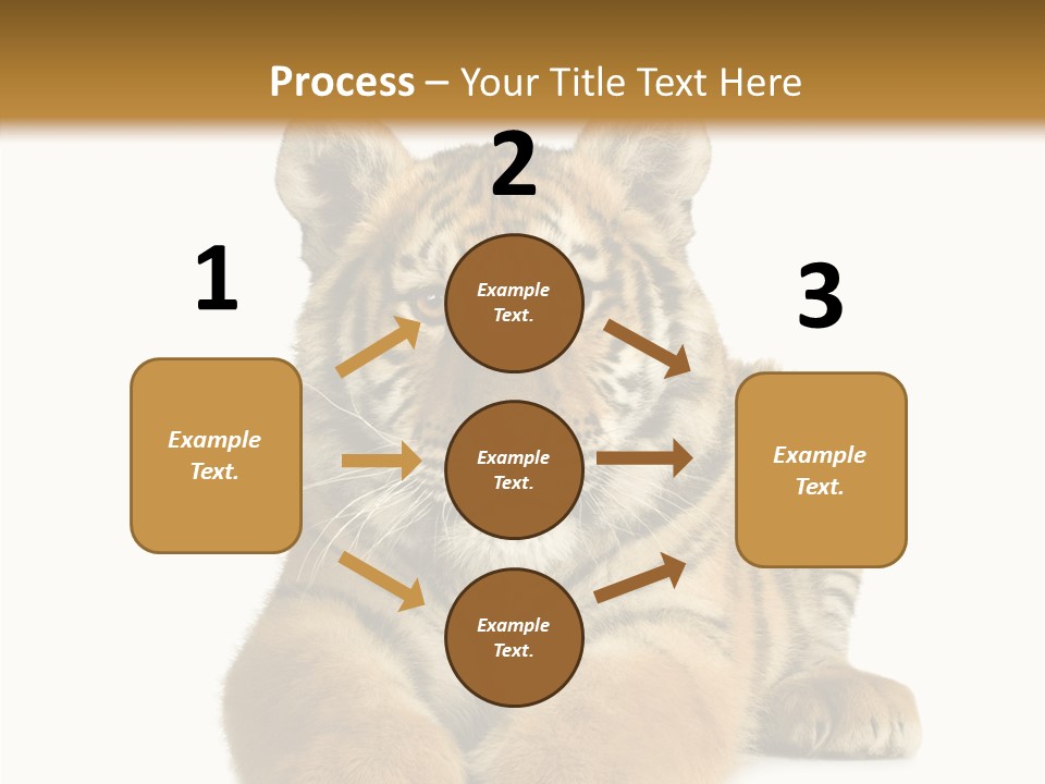 Wildlife Stripes Predator PowerPoint Template