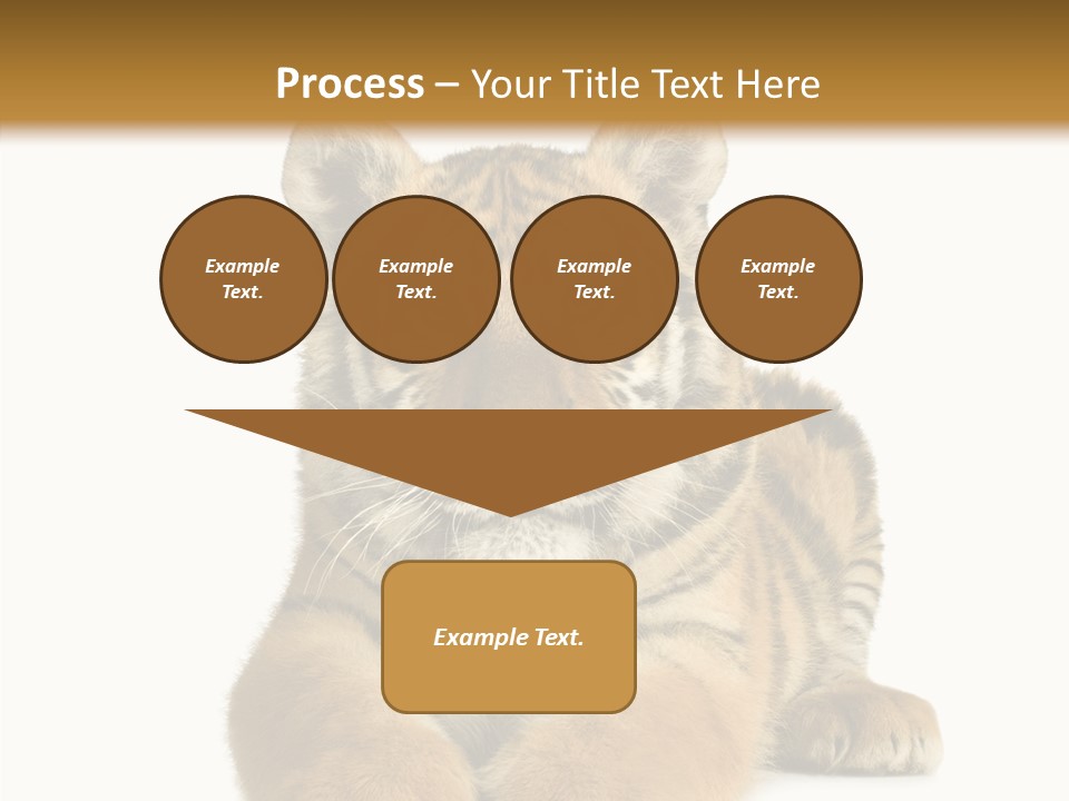 Wildlife Stripes Predator PowerPoint Template
