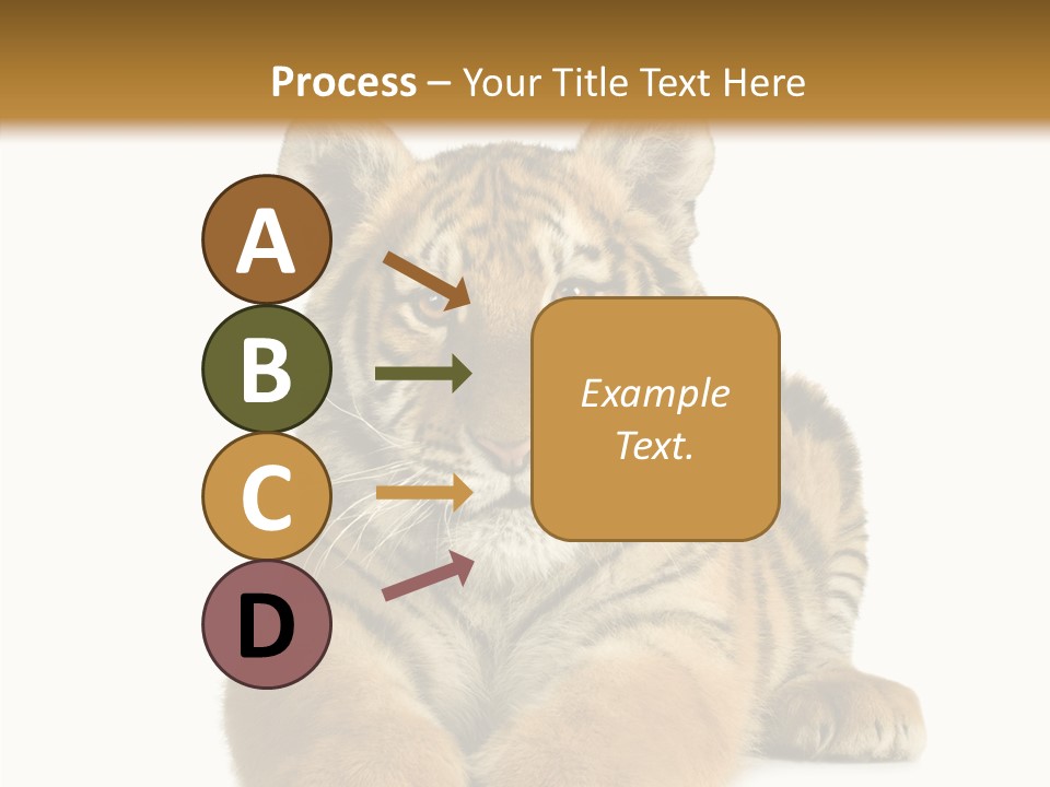 Wildlife Stripes Predator PowerPoint Template