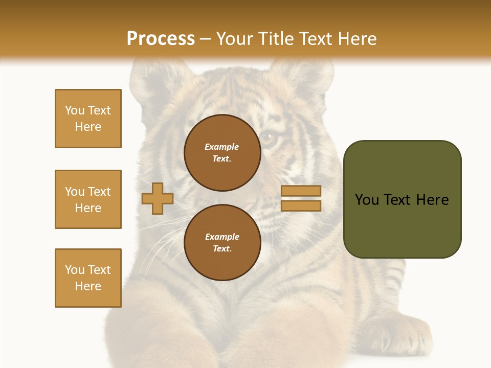 Wildlife Stripes Predator PowerPoint Template