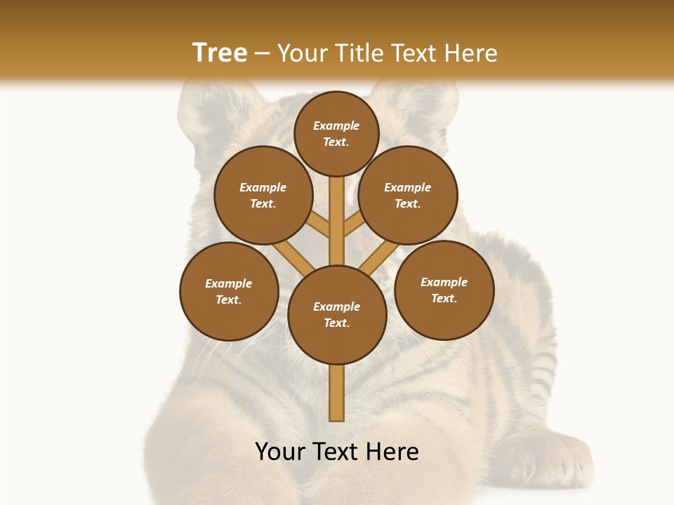 Wildlife Stripes Predator PowerPoint Template