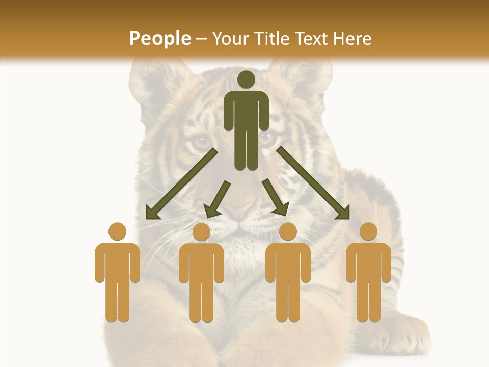 Wildlife Stripes Predator PowerPoint Template