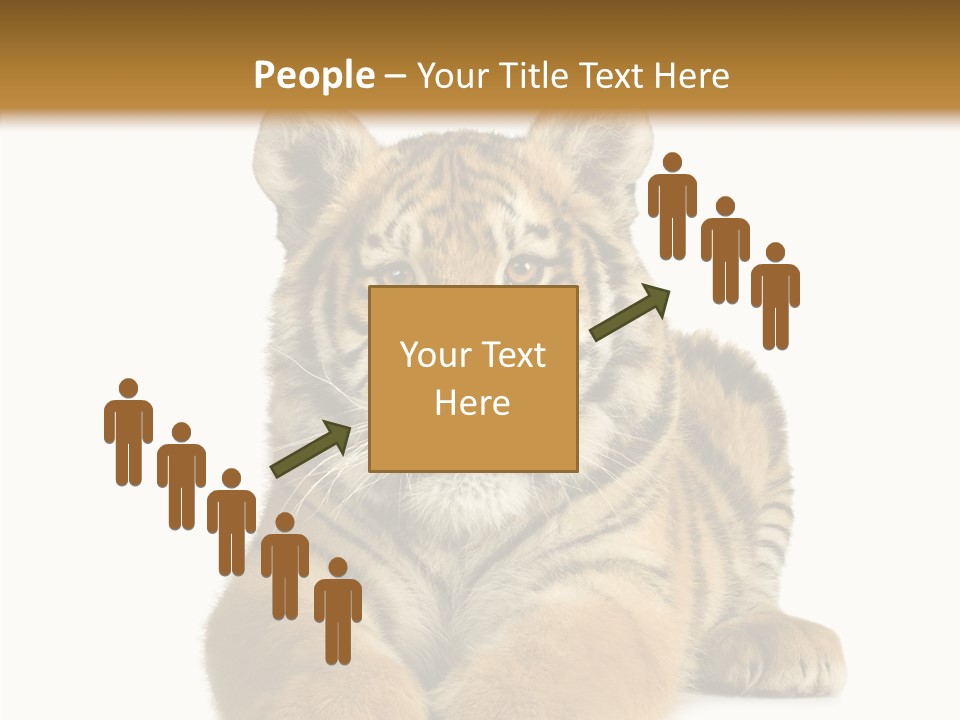 Wildlife Stripes Predator PowerPoint Template