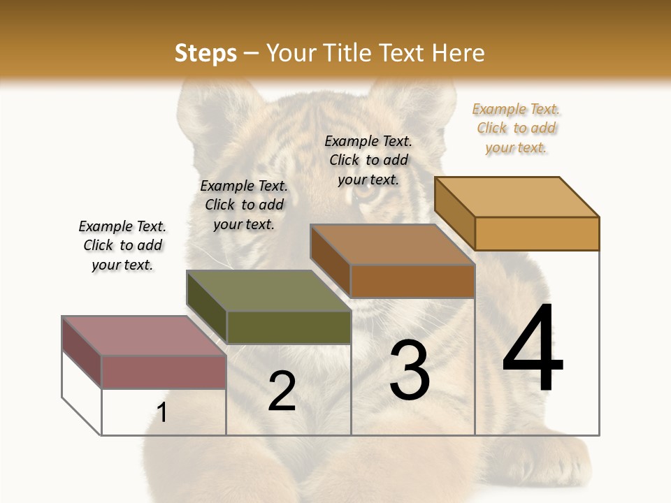 Wildlife Stripes Predator PowerPoint Template