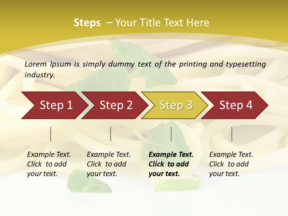 European Tasty Dining PowerPoint Template