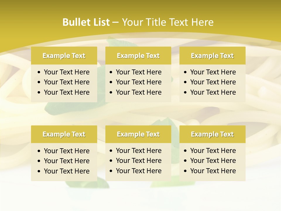 European Tasty Dining PowerPoint Template