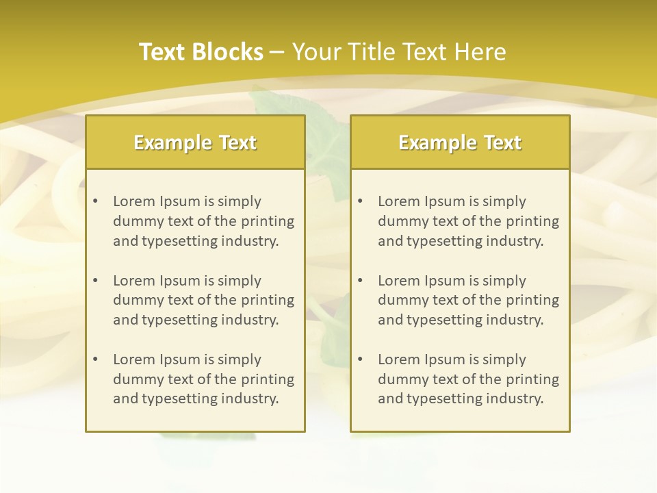 European Tasty Dining PowerPoint Template