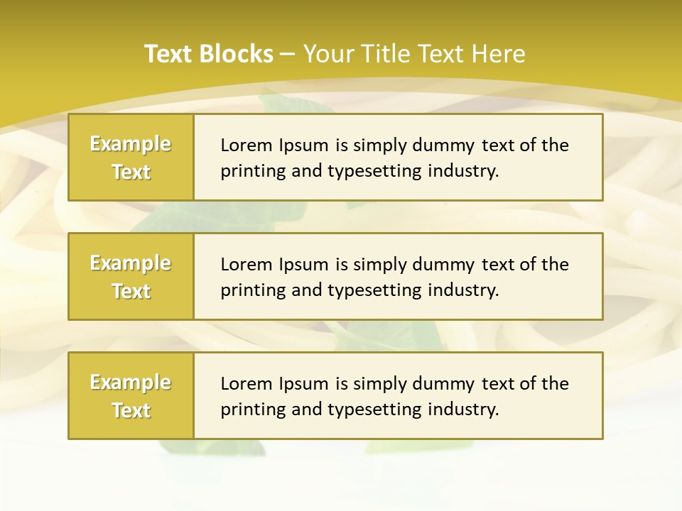 European Tasty Dining PowerPoint Template
