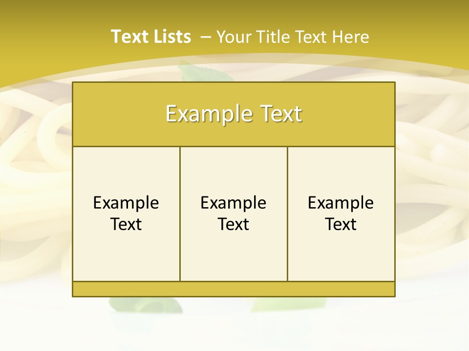 European Tasty Dining PowerPoint Template