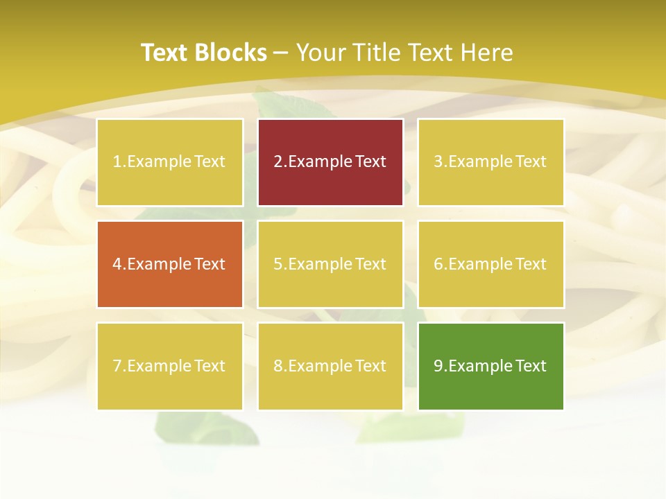 European Tasty Dining PowerPoint Template