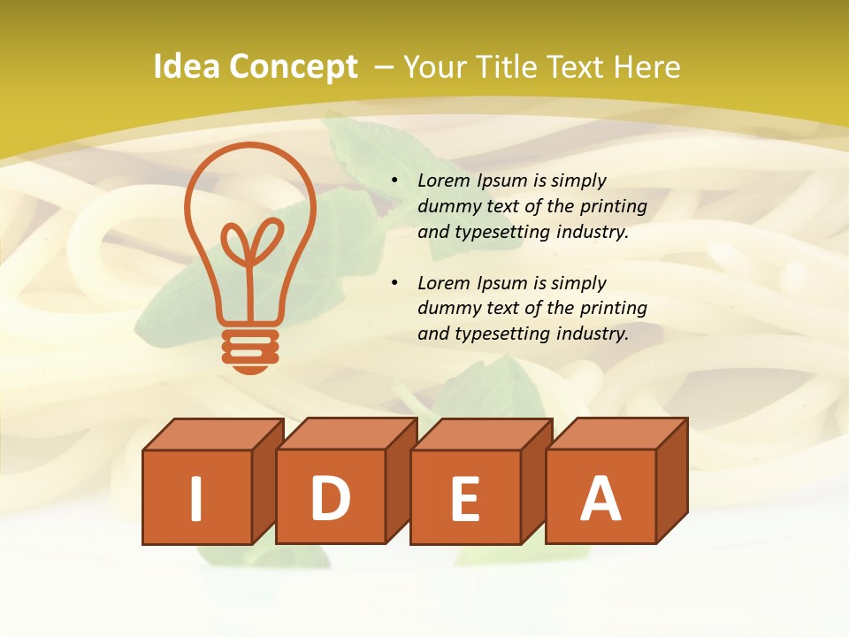 European Tasty Dining PowerPoint Template