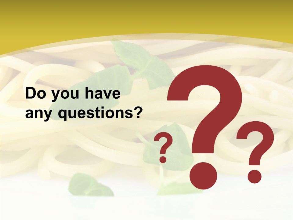 European Tasty Dining PowerPoint Template