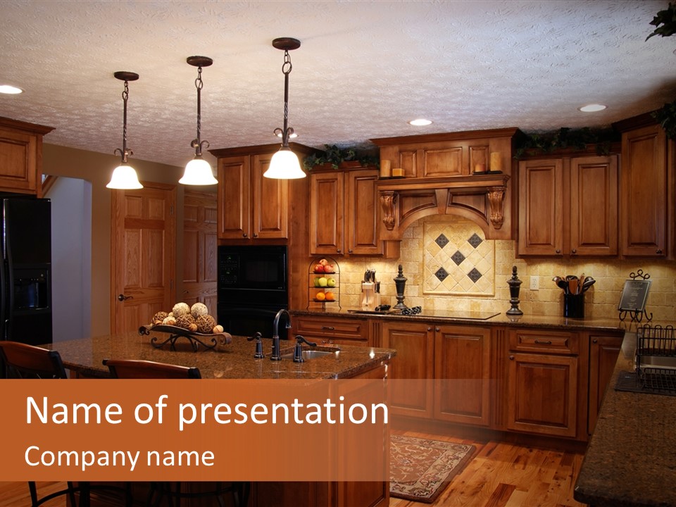 Quartz Hardwood Remodel PowerPoint Template