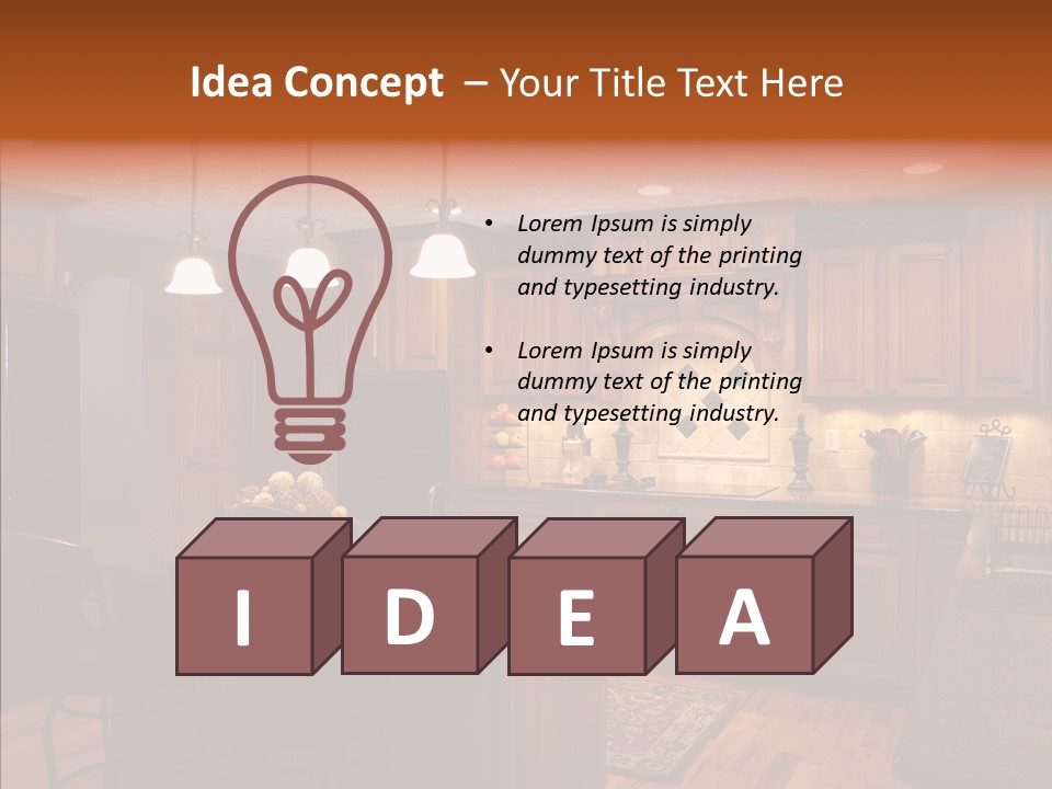 Quartz Hardwood Remodel PowerPoint Template