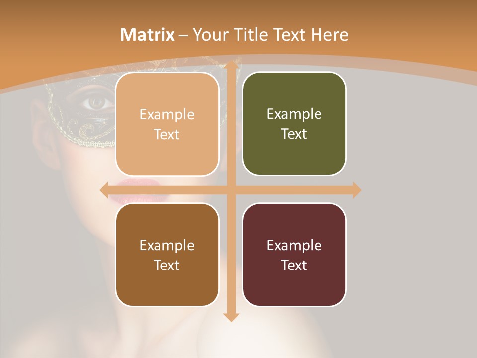 Female Carnival Party PowerPoint Template