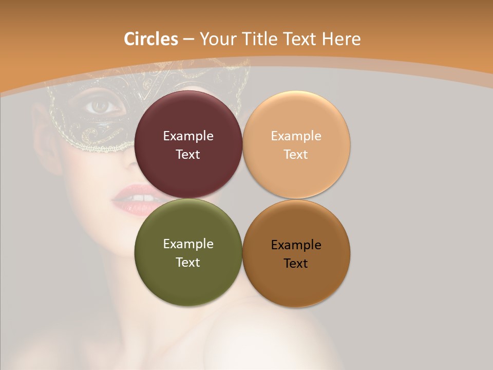 Female Carnival Party PowerPoint Template