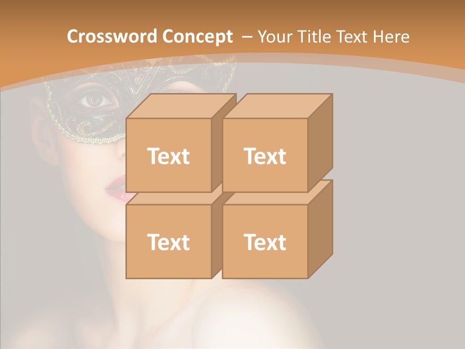 Female Carnival Party PowerPoint Template