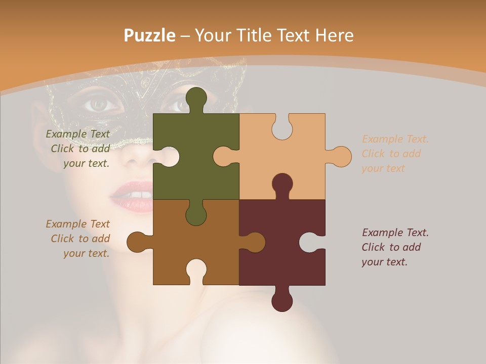 Female Carnival Party PowerPoint Template