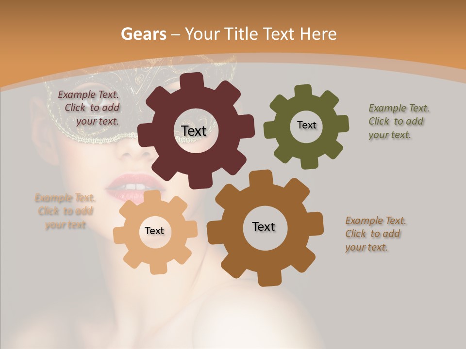 Female Carnival Party PowerPoint Template