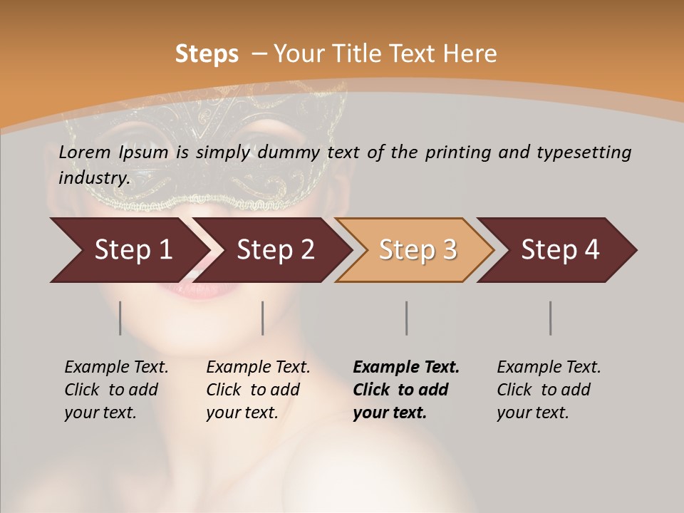 Female Carnival Party PowerPoint Template