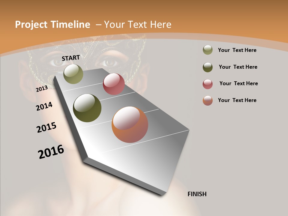 Female Carnival Party PowerPoint Template