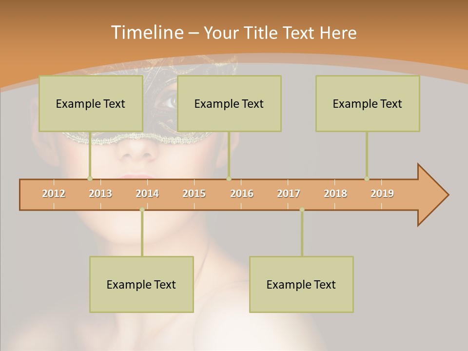 Female Carnival Party PowerPoint Template