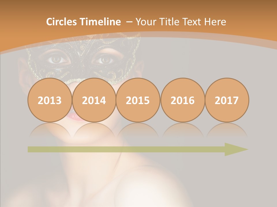 Female Carnival Party PowerPoint Template