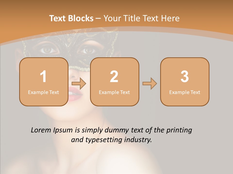 Female Carnival Party PowerPoint Template