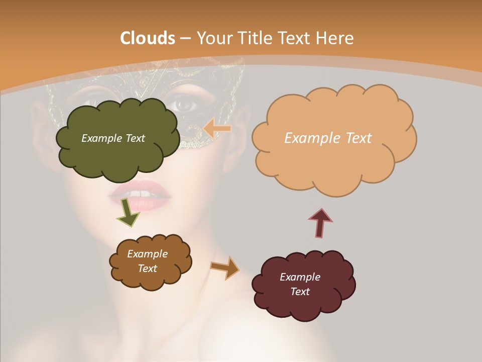 Female Carnival Party PowerPoint Template