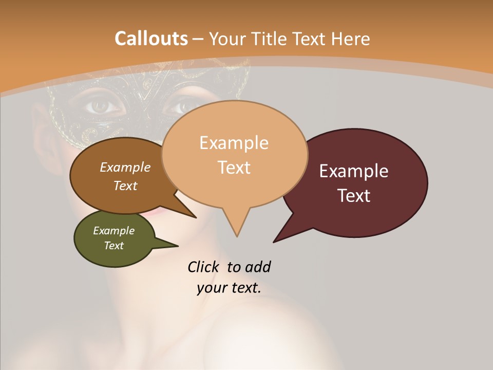 Female Carnival Party PowerPoint Template