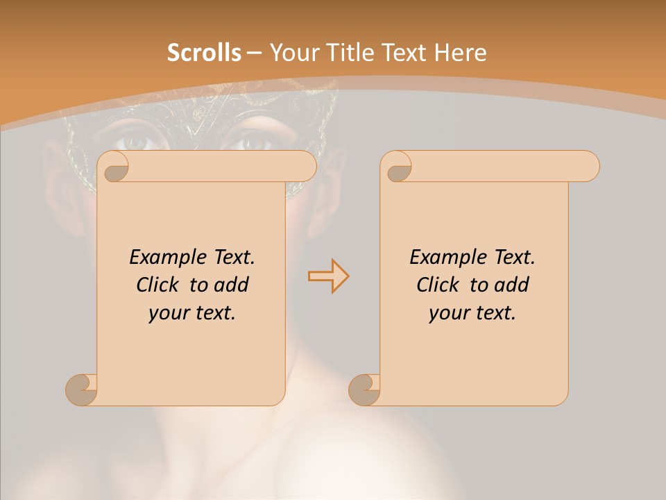 Female Carnival Party PowerPoint Template