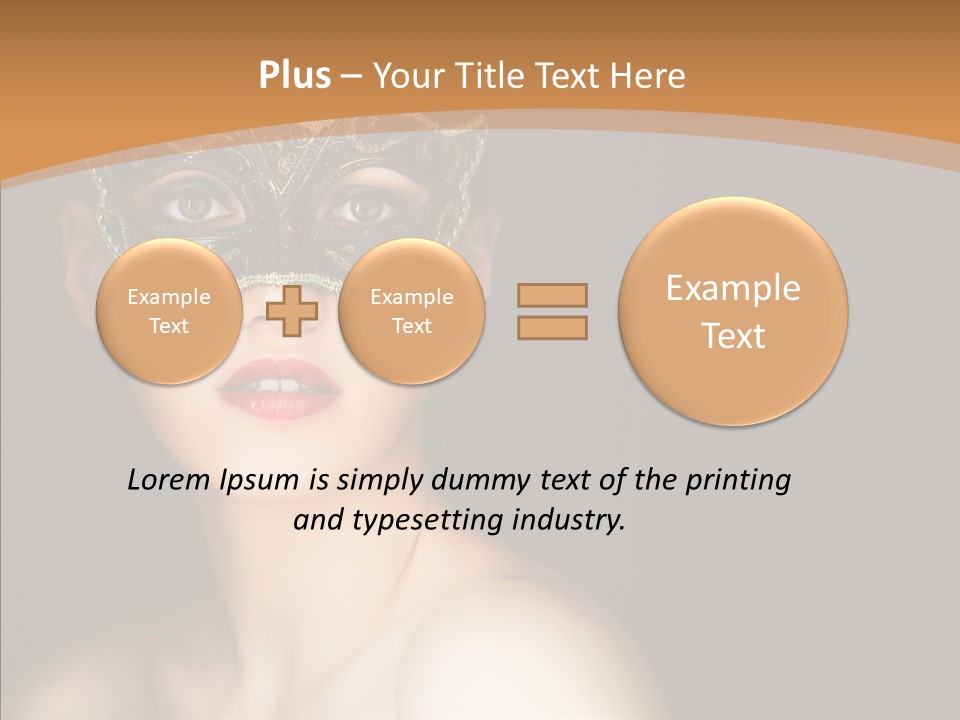 Female Carnival Party PowerPoint Template