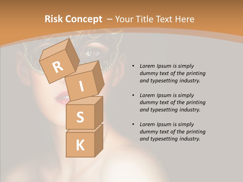 Female Carnival Party PowerPoint Template