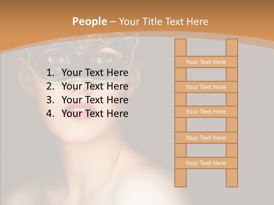 Female Carnival Party PowerPoint Template