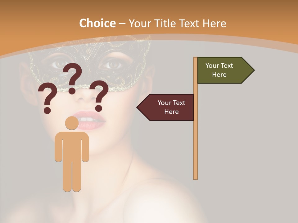 Female Carnival Party PowerPoint Template