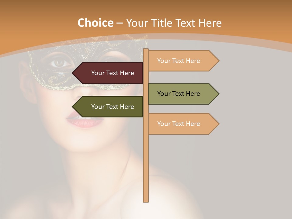 Female Carnival Party PowerPoint Template