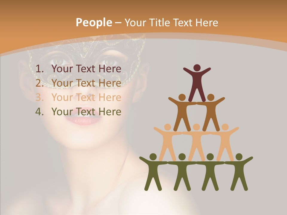 Female Carnival Party PowerPoint Template