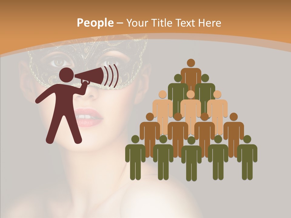 Female Carnival Party PowerPoint Template