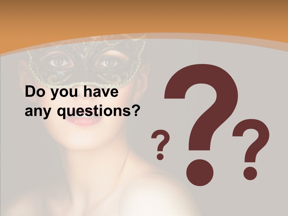 Female Carnival Party PowerPoint Template