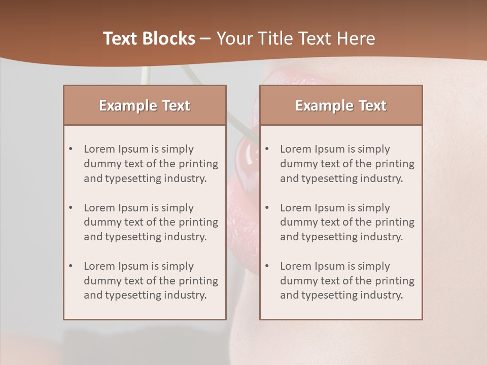 Table Trategy Office PowerPoint Template