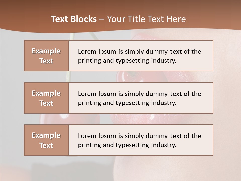 Table Trategy Office PowerPoint Template
