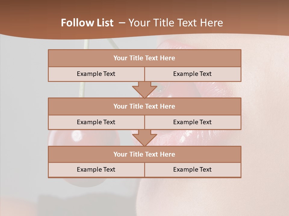 Table Trategy Office PowerPoint Template