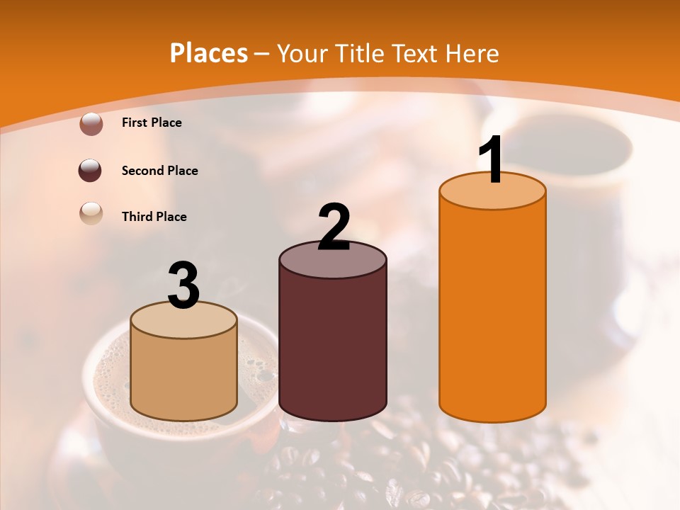 Roasted Grain Coffee Bean PowerPoint Template