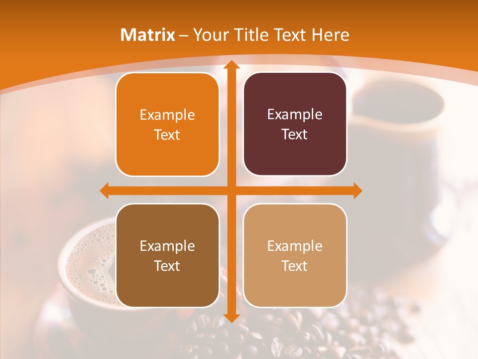 Roasted Grain Coffee Bean PowerPoint Template