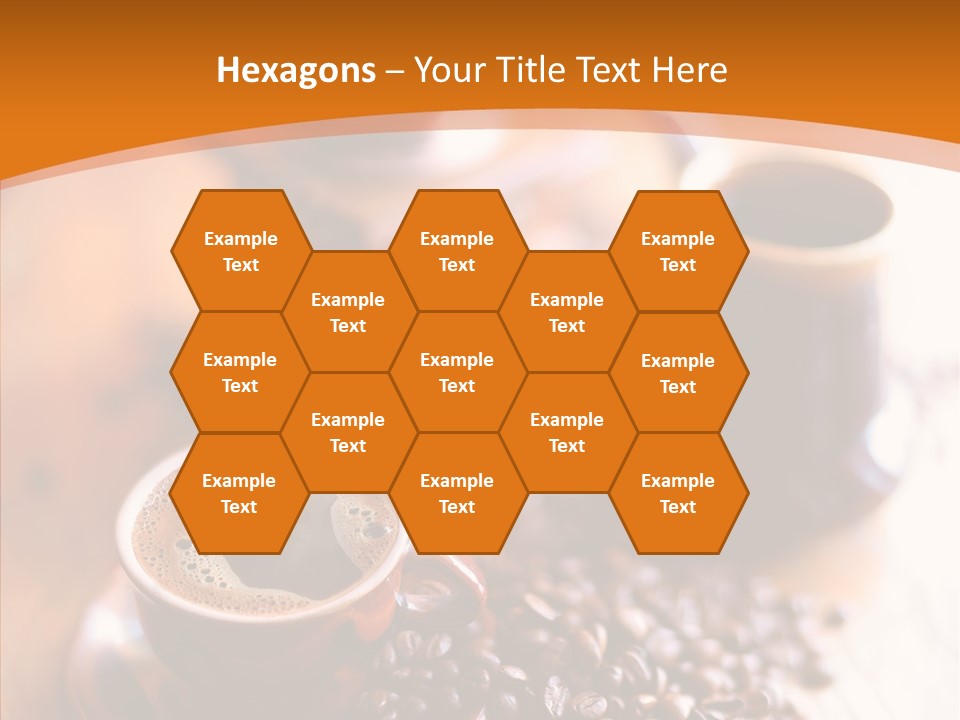 Roasted Grain Coffee Bean PowerPoint Template