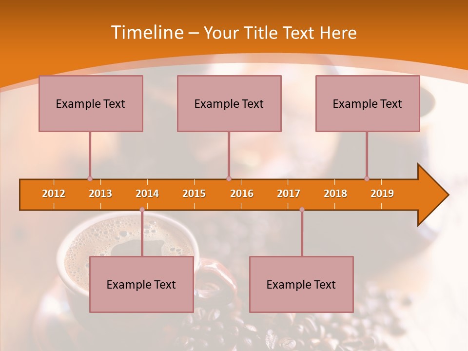 Roasted Grain Coffee Bean PowerPoint Template