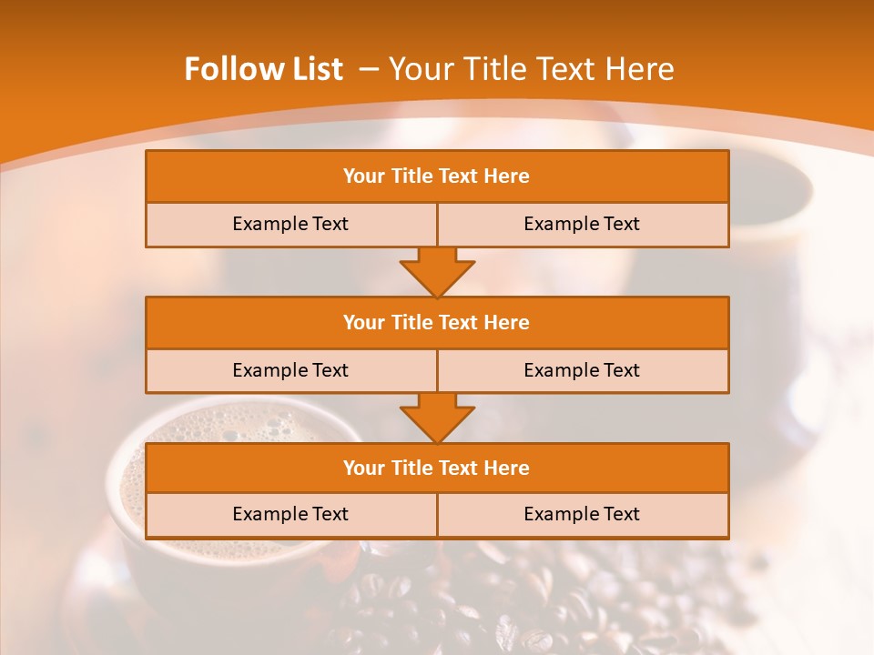 Roasted Grain Coffee Bean PowerPoint Template