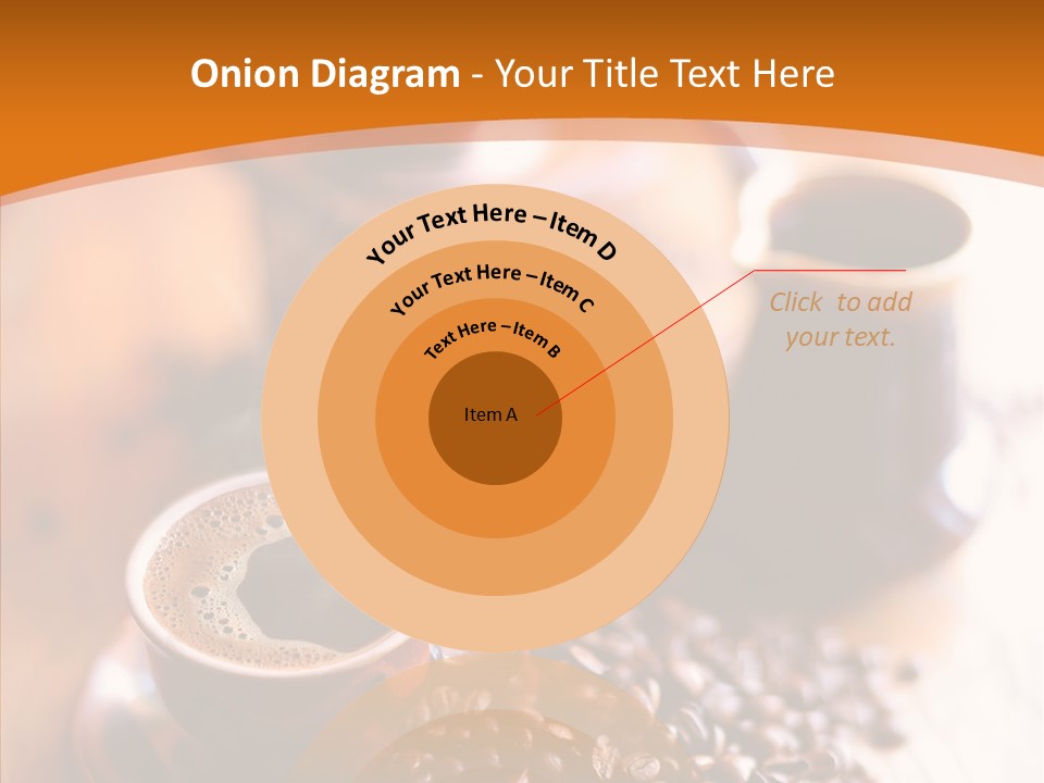 Roasted Grain Coffee Bean PowerPoint Template