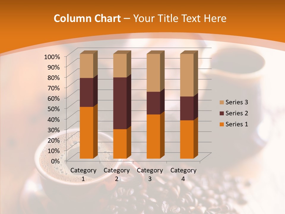 Roasted Grain Coffee Bean PowerPoint Template