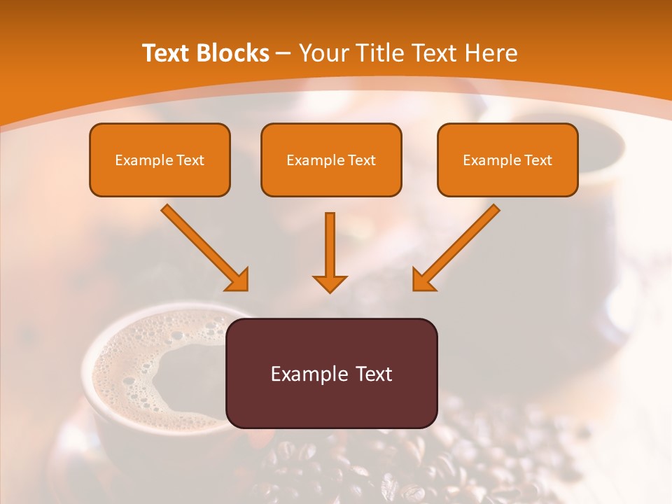 Roasted Grain Coffee Bean PowerPoint Template